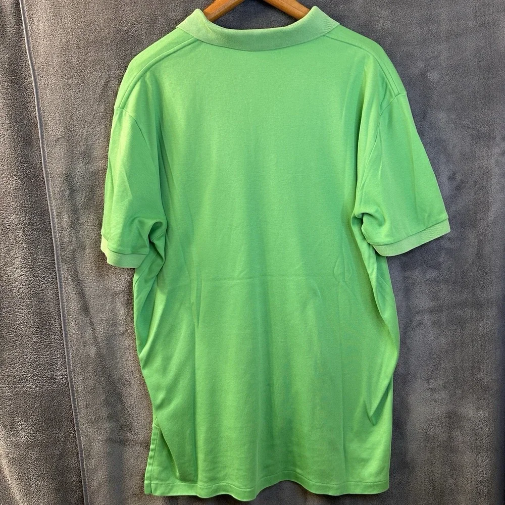Polo Ralph Lauren Lime Green Short Sleeve Blue Pony Short Sleeve~Large